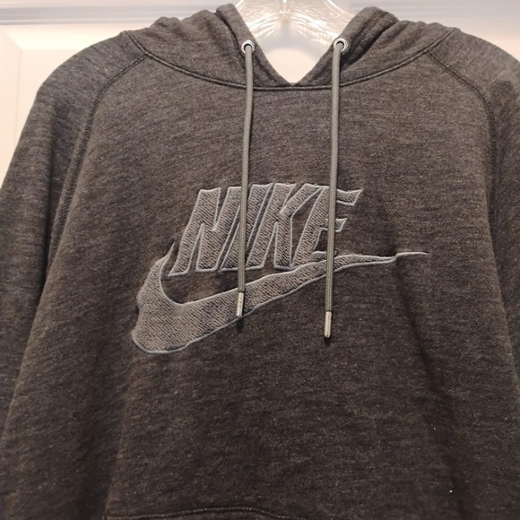 Nike Sportswear Legacy Pullover Hoodie Black Heather 863668-032 Size XL - Picture 7 of 8